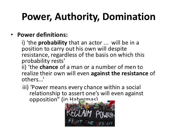 max weber and power
