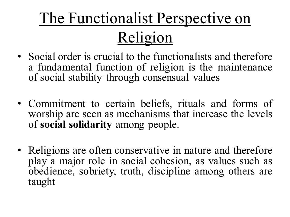 FUNCTIONALISM AND RELIGIOUS RITUAL | TriumphIAS