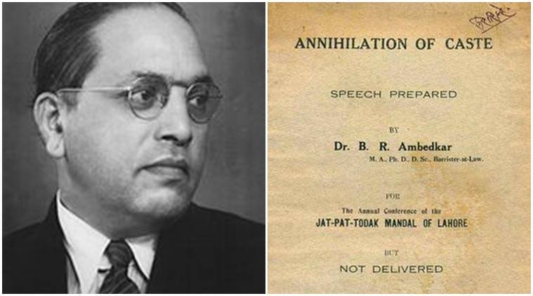 ANNIHILATION OF CASTE: DR. B R AMBEDKAR - TriumphIAS