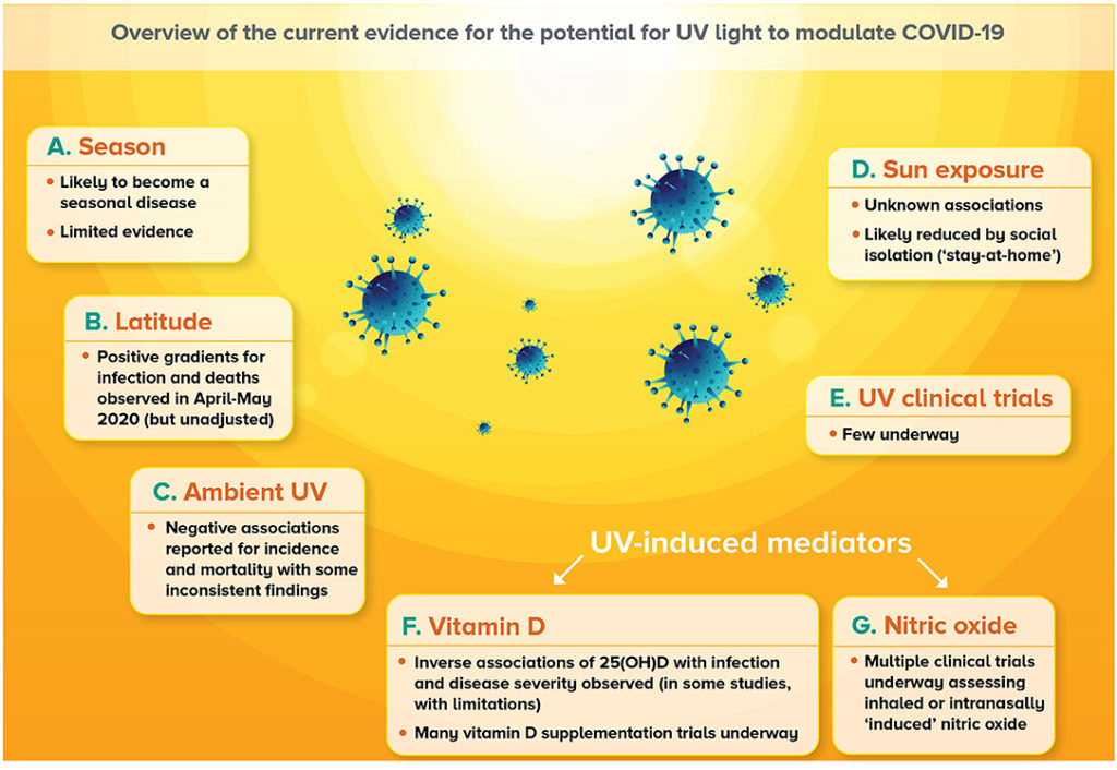 ULTRAVIOLET LEVELS AND THE RISK OF DEATH FROM COVID-19 - TriumphIAS