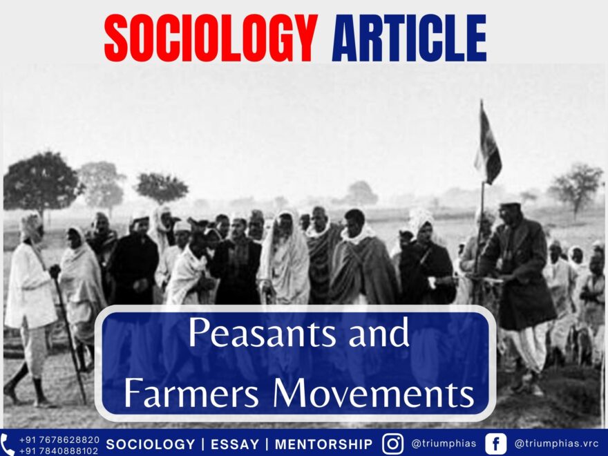 Peasants and Farmers Movements, Best Sociology Optional Coaching, Sociology Optional Syllabus