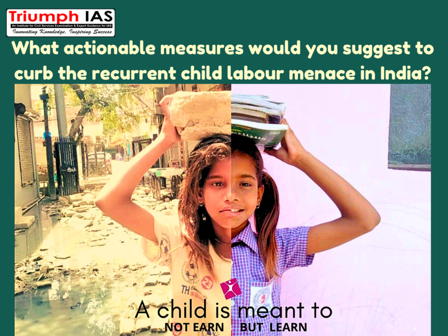 Child labour menace in India