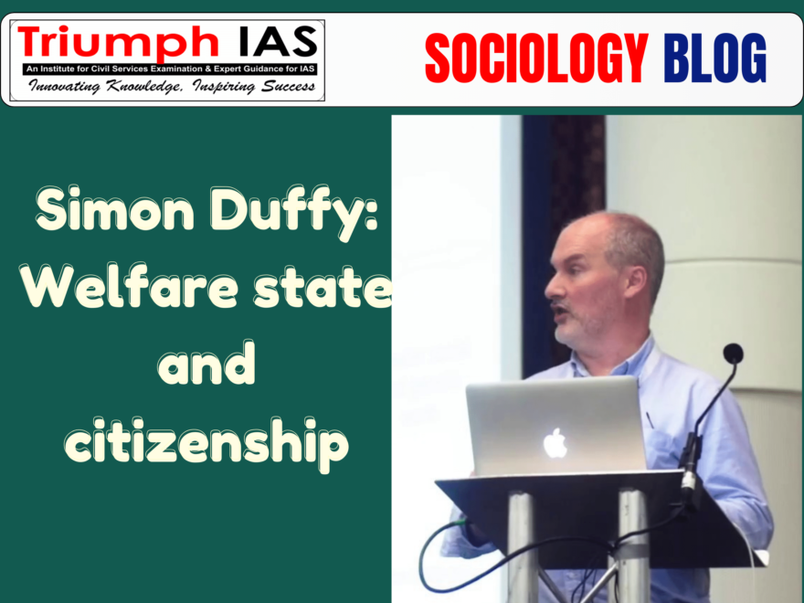 Simon Duffy: Welfare state and citizenship
