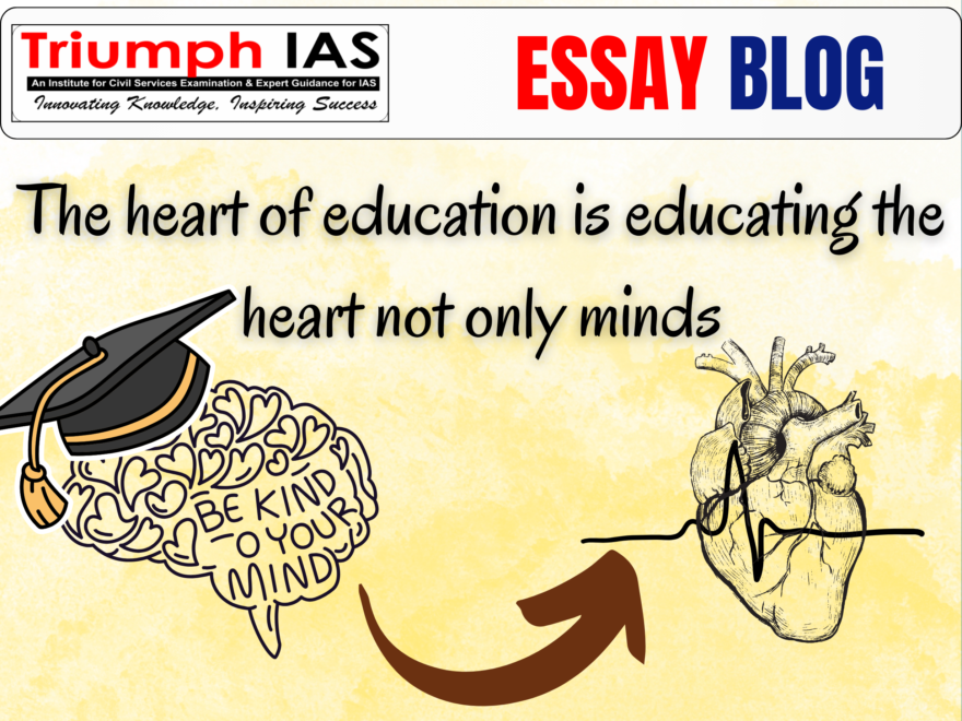 The heart of education is educating the heart