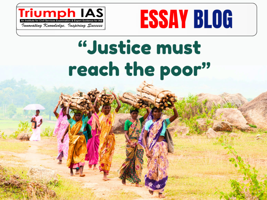 Justice must reach the poor