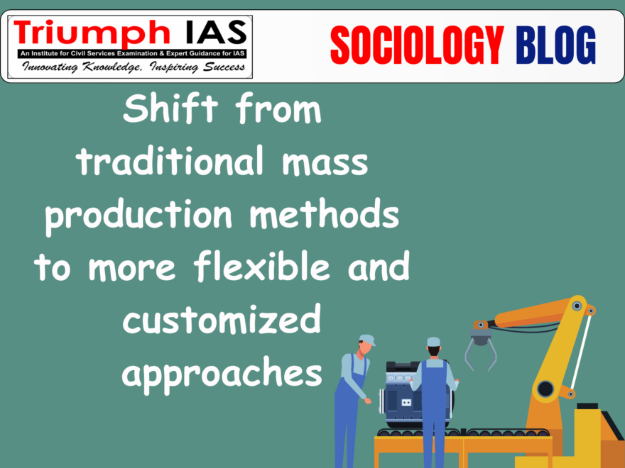 Traditional mass production methods