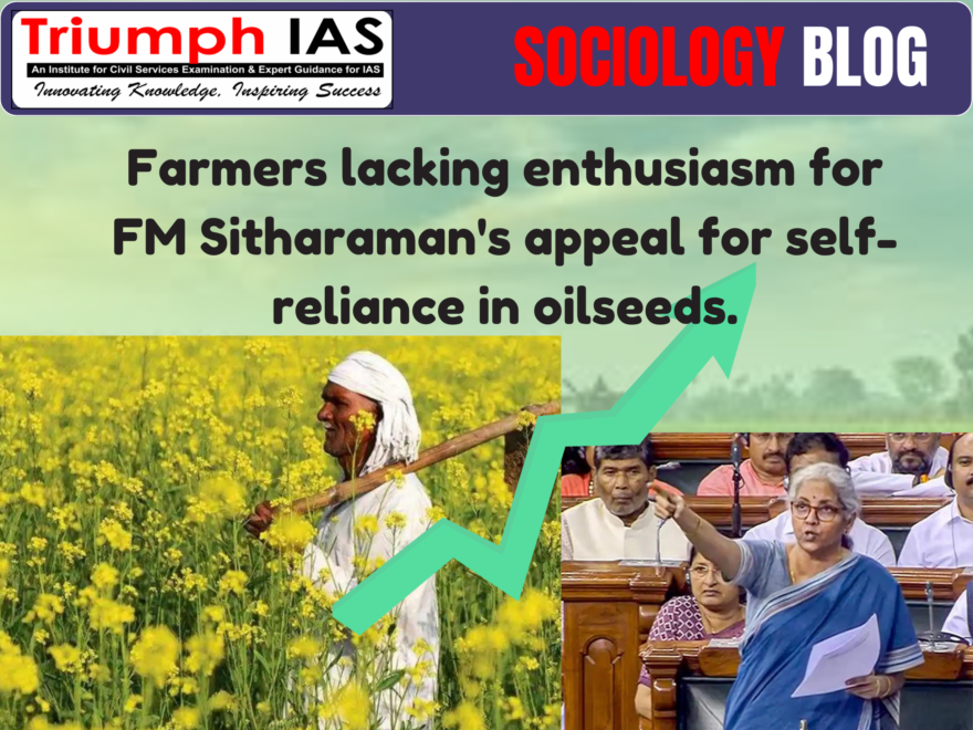 Farmers lacking enthusiasm for FM Sitharaman's