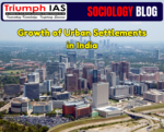 Growth of Urban Settlements in India