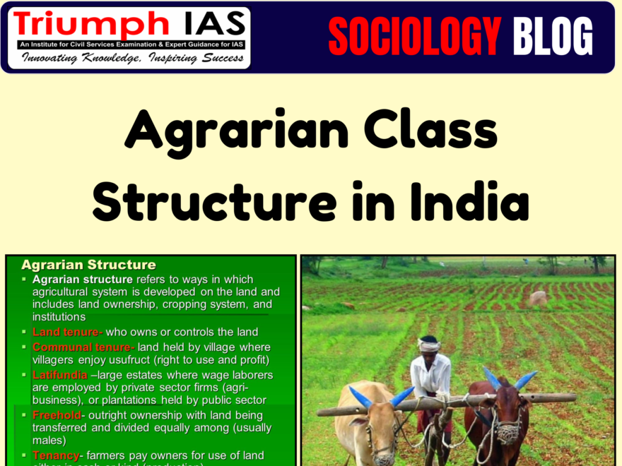 Agrarian Class Structure in India