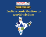 India's contribution to world wisdom