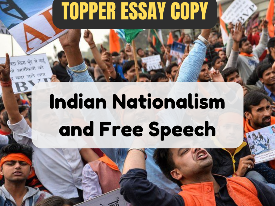 Indian Nationalism and Free Speech.