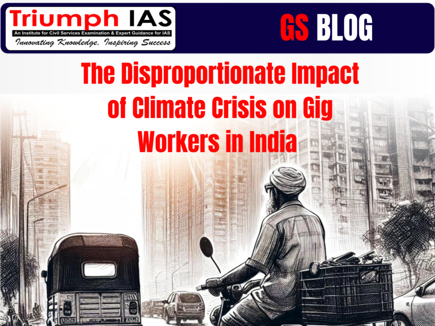 The Disproportionate Impact of Climate Crisis on Gig Workers