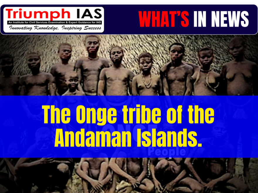 The Onge tribe of the Andaman Islands.