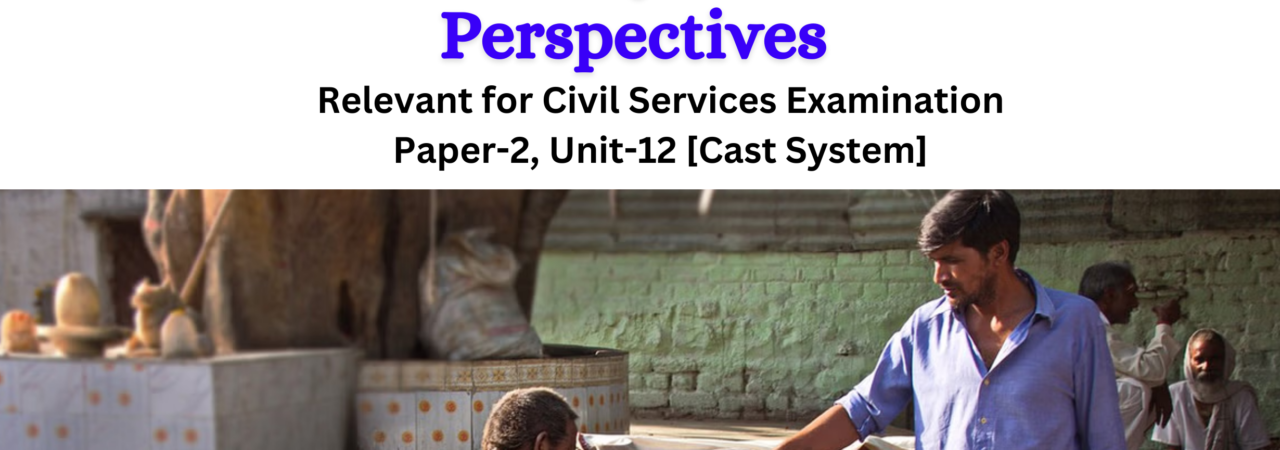 Untouchability – Forms and Perspectives