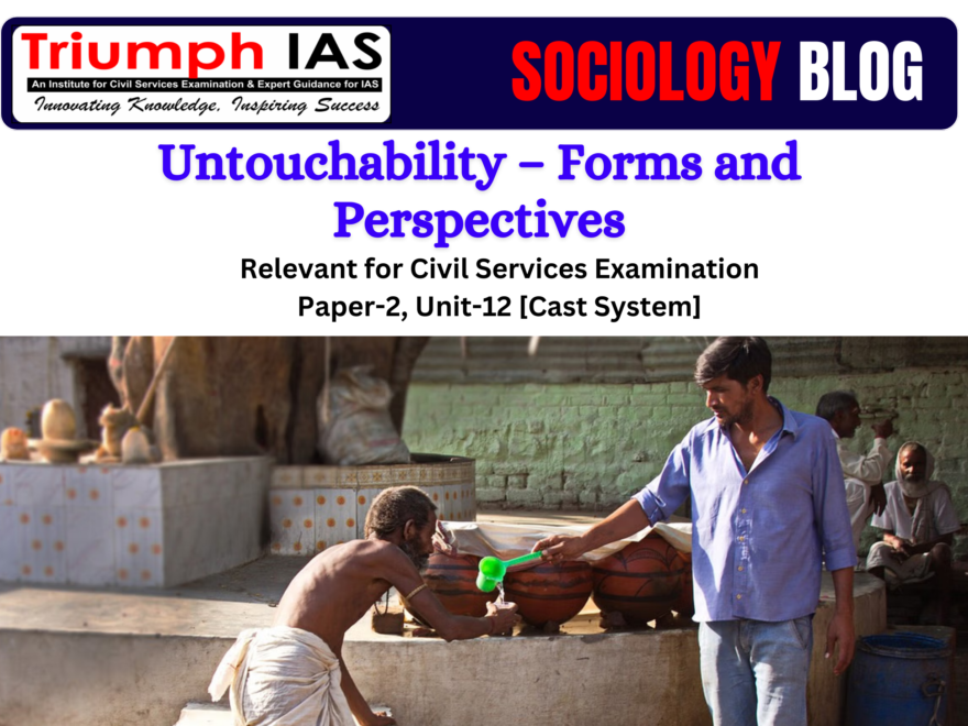 Untouchability – Forms and Perspectives