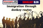 Immigration through donkey routes