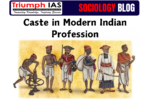 Caste in Modern Indian Profession