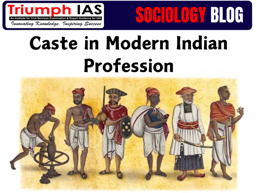 Caste in Modern Indian Profession