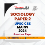 Sociology Paper 2 2024