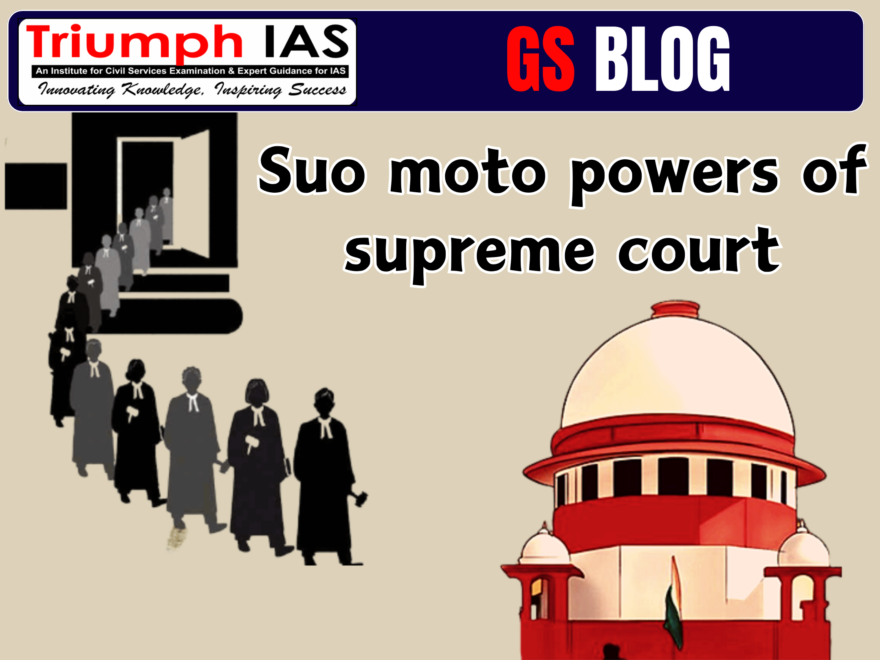 Suo moto powers of supreme court