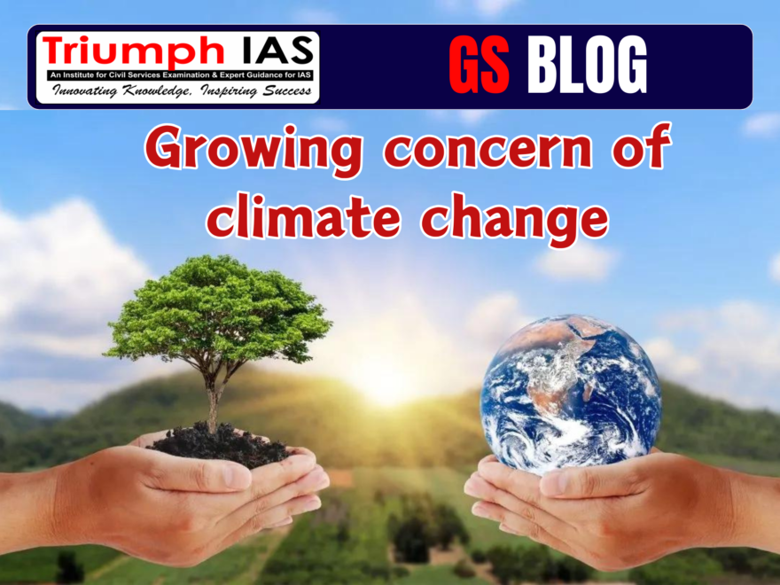 Growing concern of climate change