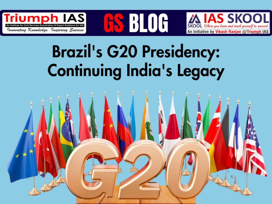 Brazil's G20 Presidency: Continuing India's Legacy