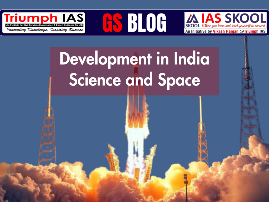 Development in India science and space