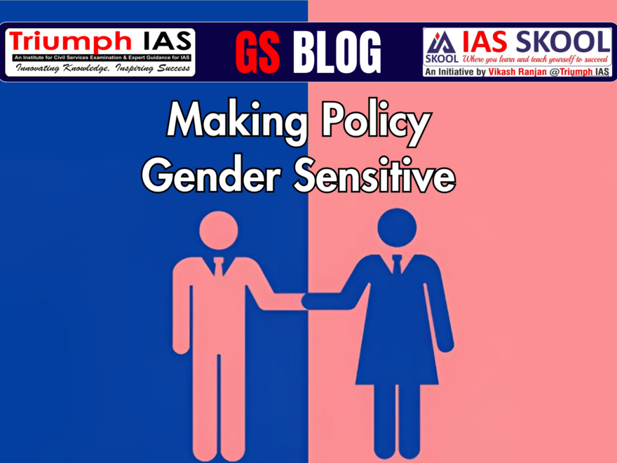 Making Policy Gender Sensitive