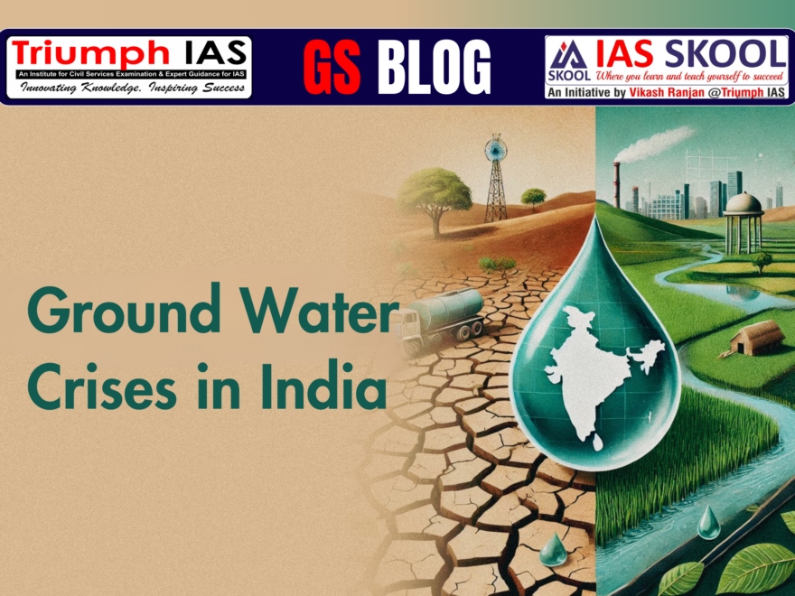 Ground Water Crises in India