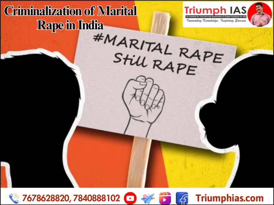 Criminalization of Marital Rape in India