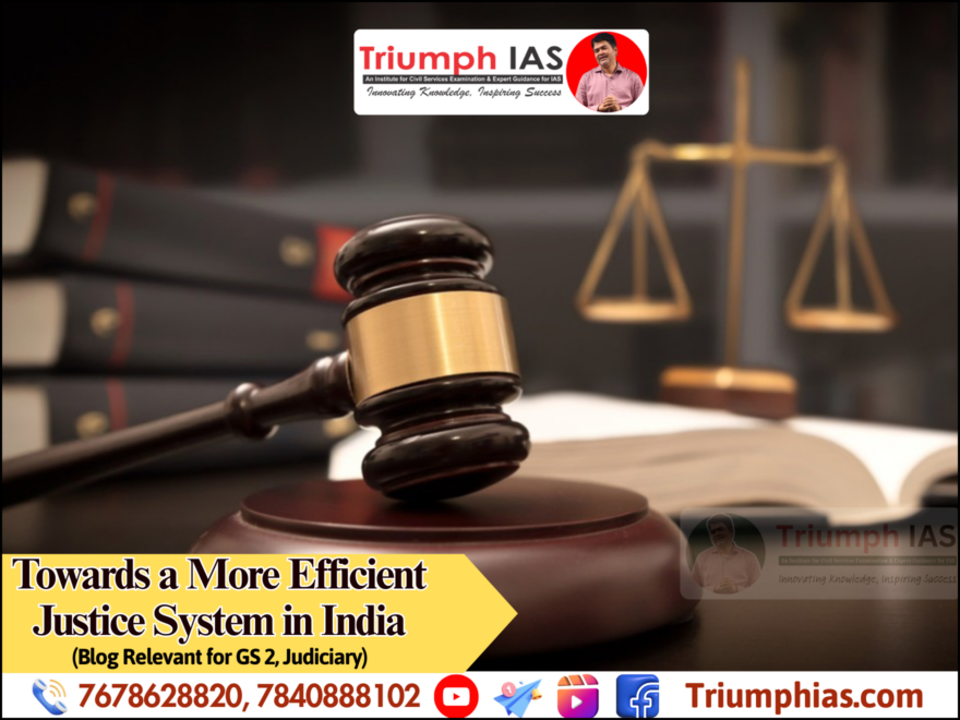 Towards a More Efficient Justice System in India