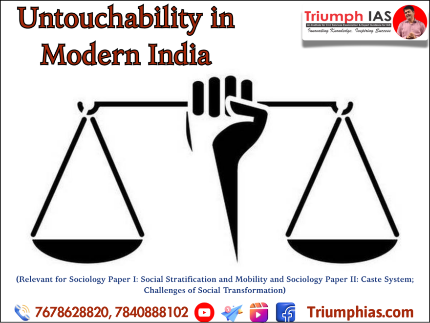 Untouchability in Modern India