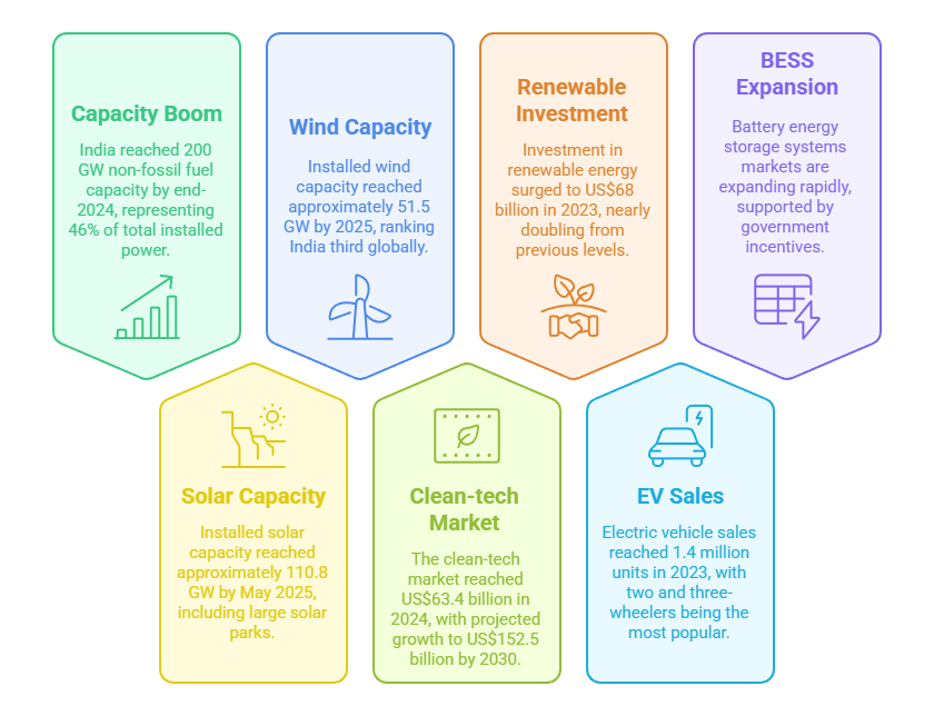 India’s Clean‑Tech Revolution: The Numbers
