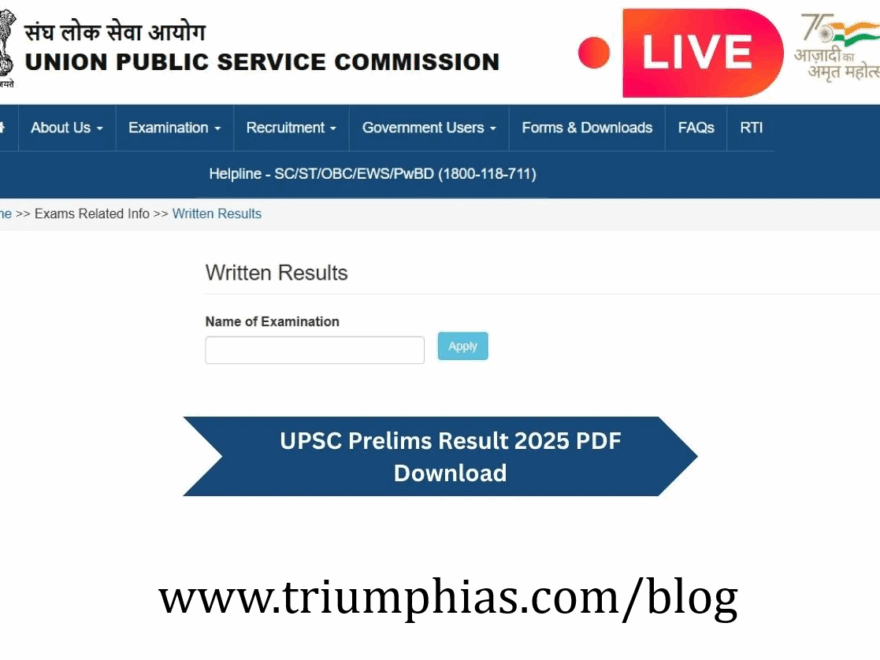 prelims result 2025