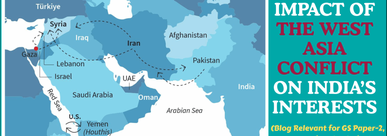 Impact of the West Asia Conflict on India’s Interests