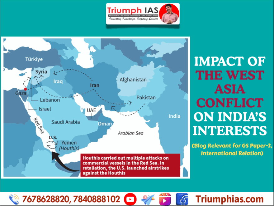 Impact of the West Asia Conflict on India’s Interests