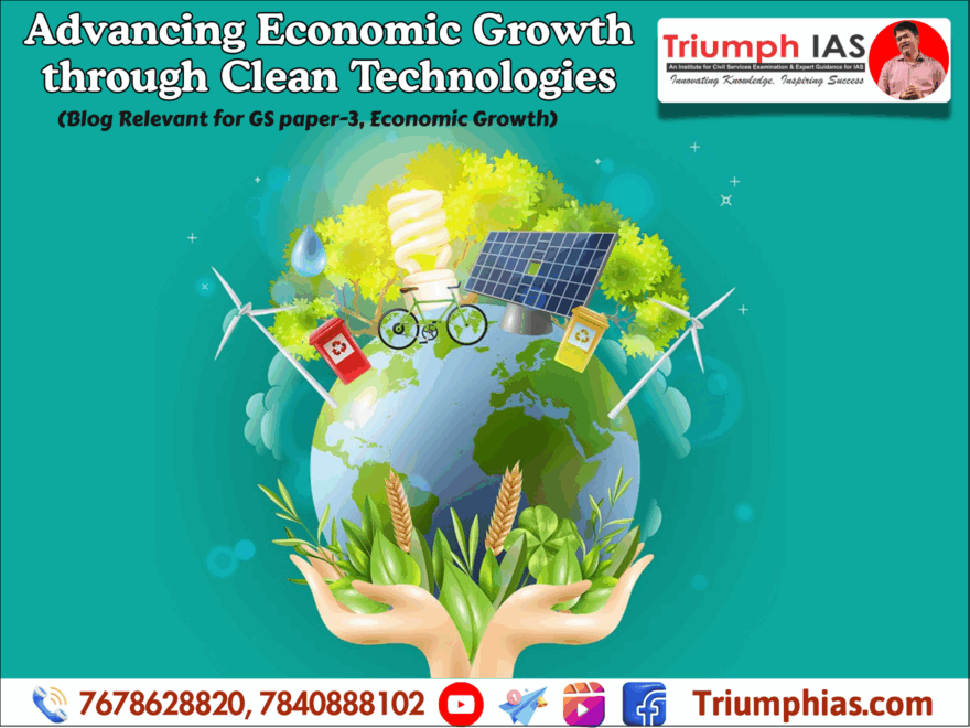 Advancing Economic Growth through Clean Technologies