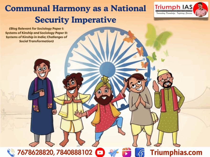 Communal Harmony as a National Security Imperative