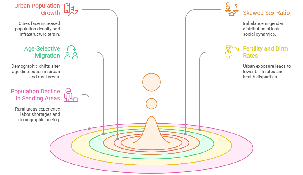 Demographic Impacts of Internal Migration in India