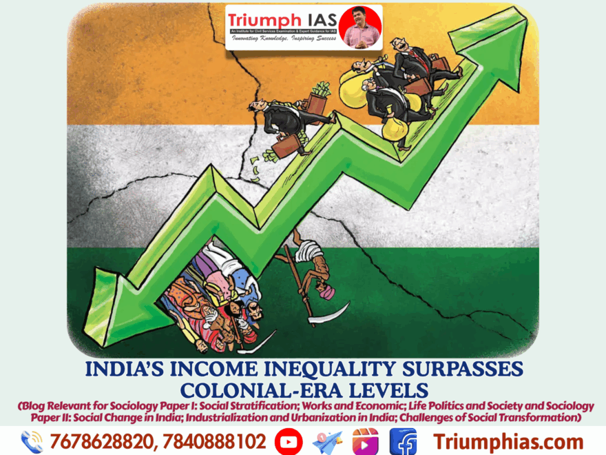 India Income Inequality Surpasses Colonial-Era Levels