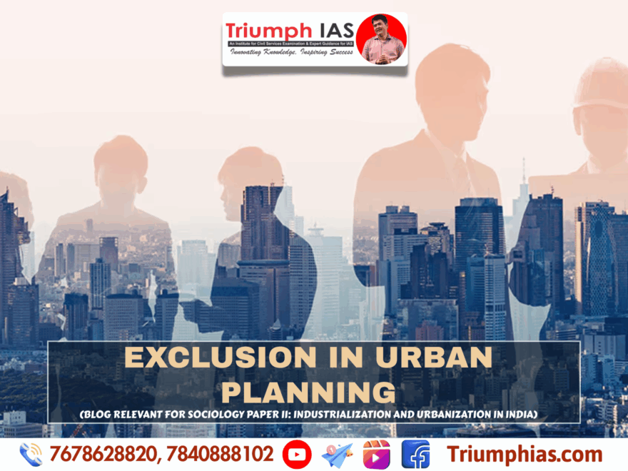 Exclusion in Urban Planning