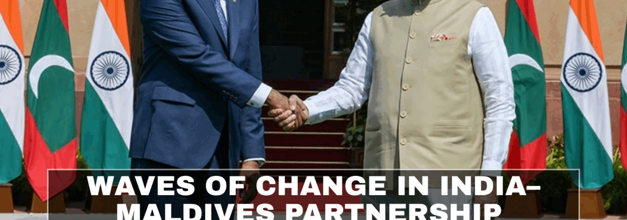 Waves of Change in India-Maldives Partnership