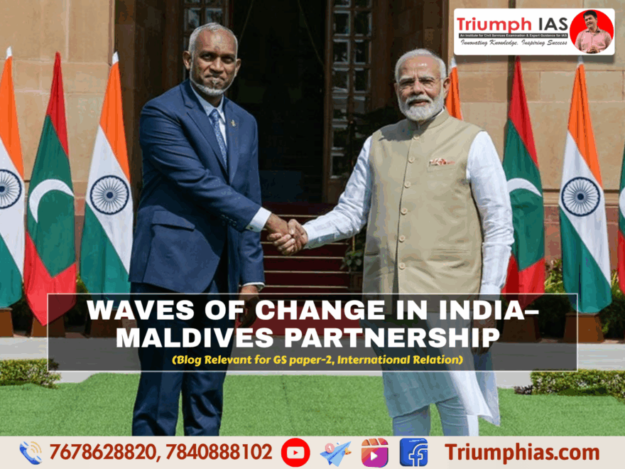 Waves of Change in India-Maldives Partnership