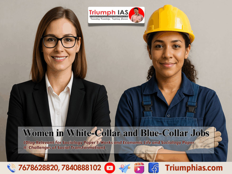 Women in White-Collar and Blue-Collar Jobs