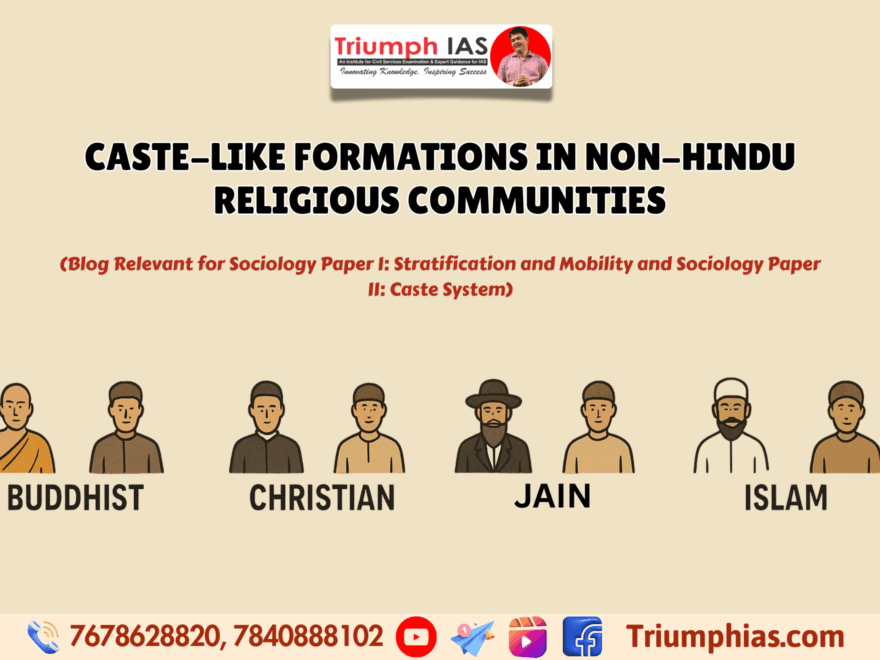 Caste-like Formations in Non-Hindu Religious Communities