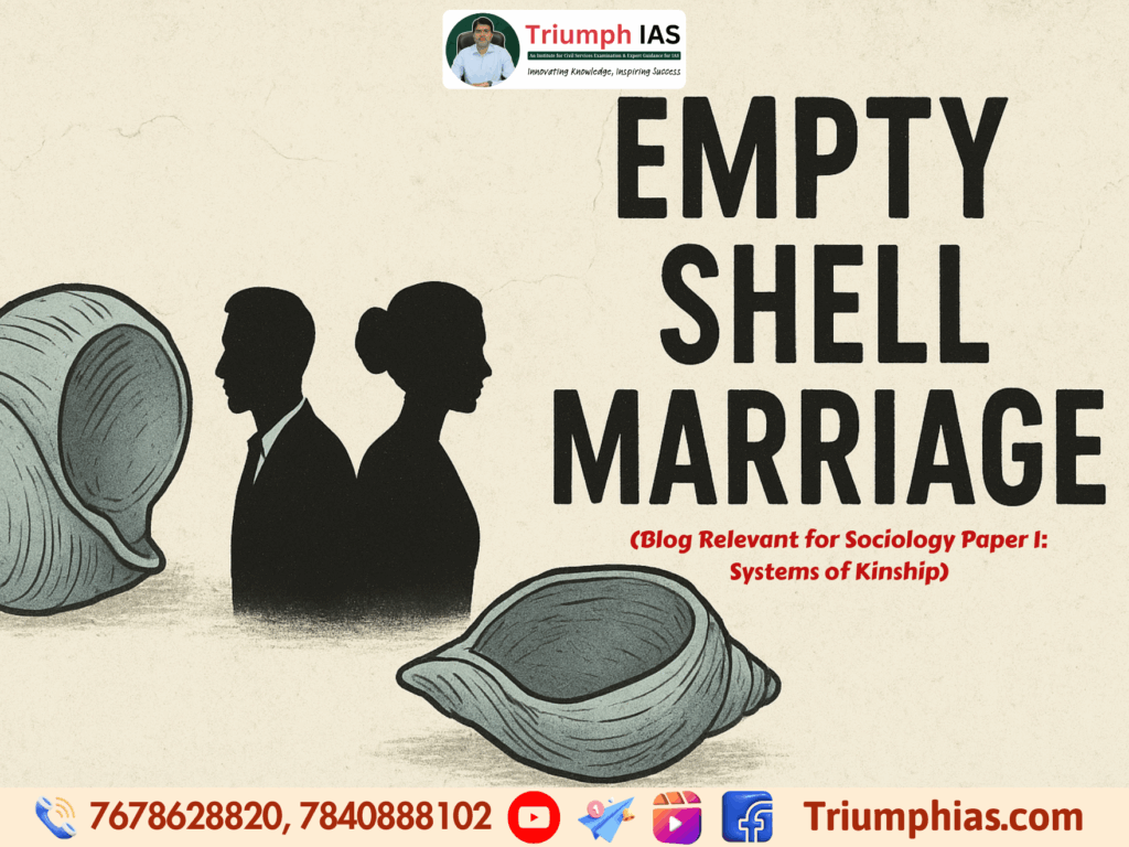 Shell Married Empty Shell Marriage | Sociology Optional Coaching | Vikash Ranjan ...