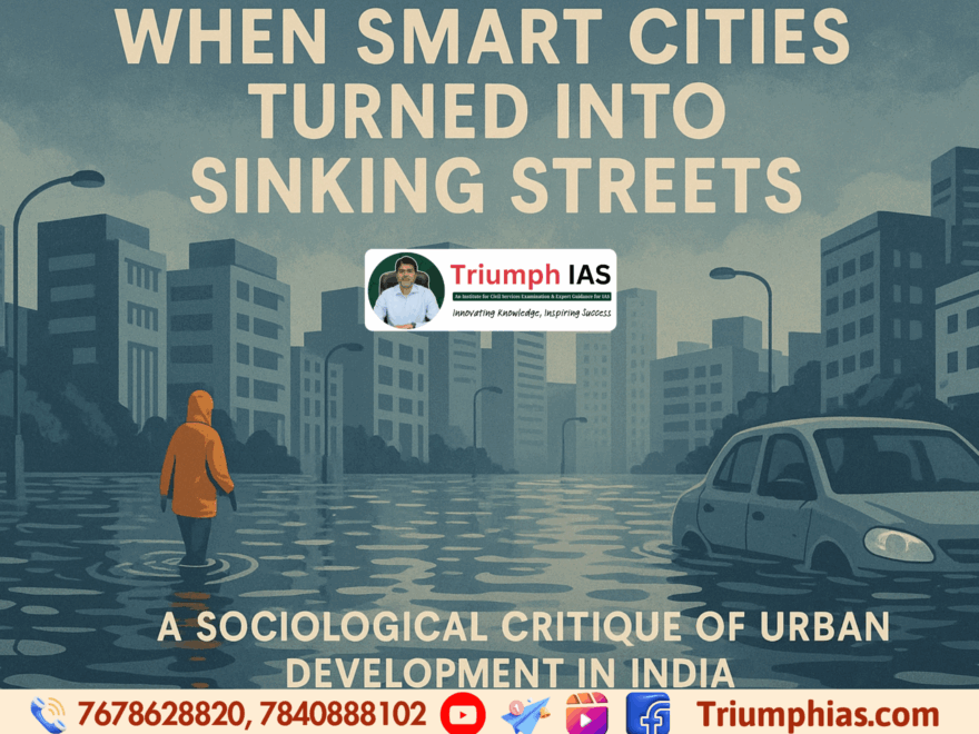 When Smart Cities Turned Into Sinking Streets: A Sociological Critique of Urban Development in India