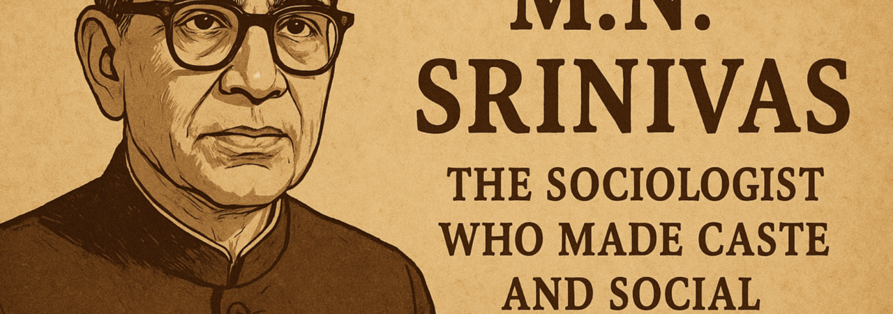 M.N. Srinivas: The Sociologist Who Made Caste and Social Change Visible