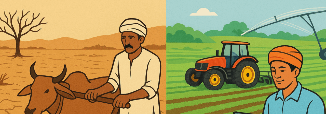 Changing Mode of Production in Indian Agriculture: Desertification and Farming Technology