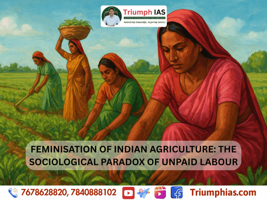 Feminisation of Indian Agriculture: The Sociological Paradox of Unpaid Labour